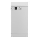 DVS04X20W Beko Freestanding Slimline Dishwasher - Quick&Shine™ White