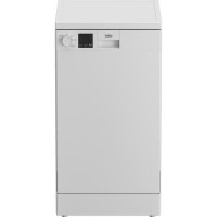 Refurbished Beko DVS05C20W Freestanding Slimline Dishwasher White