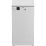 Refurbished Beko DVS05C20W Freestanding Slimline Dishwasher White