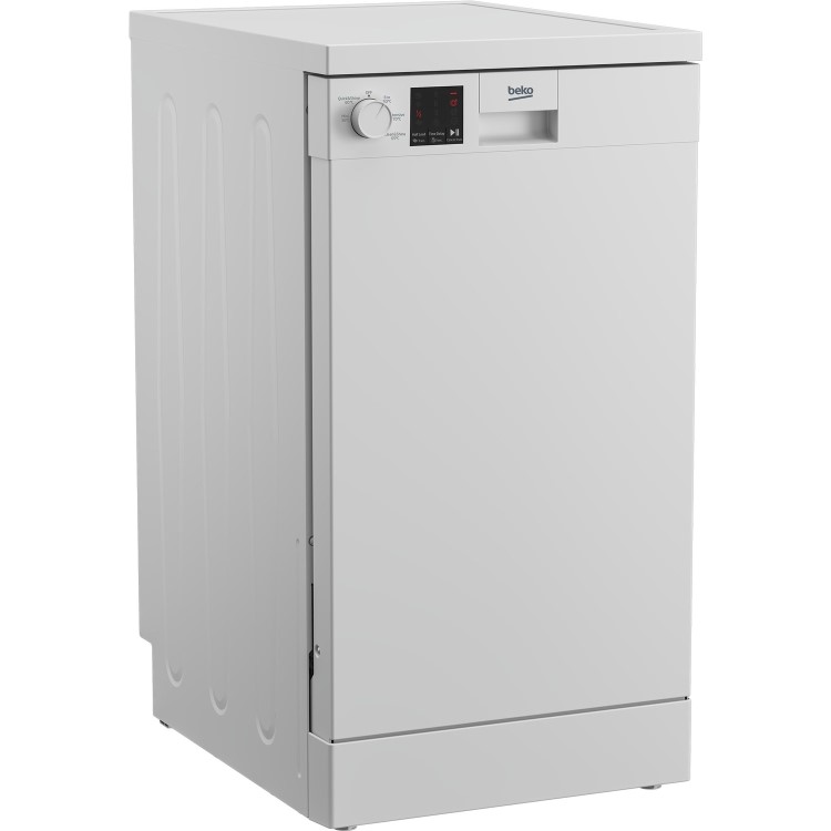 Refurbished Beko DVS05C20W Freestanding Slimline Dishwasher White