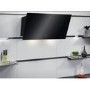 AEG 6000 Series 90cm Angled Cooker Hood with Hob2Hood - Black