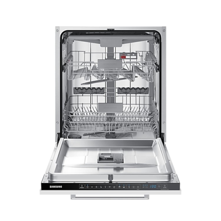 Samsung Series 7 Integrated Dishwasher - Smart Wi-Fi, D-Rated, White control panel