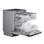 Samsung Series 7 Integrated Dishwasher - Smart Wi-Fi, D-Rated, White control panel