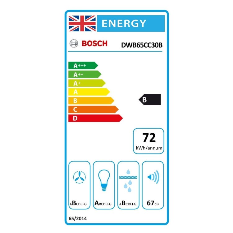 Bosch Series 4 60cm Chimney Cooker Hood - Stainless Steel
