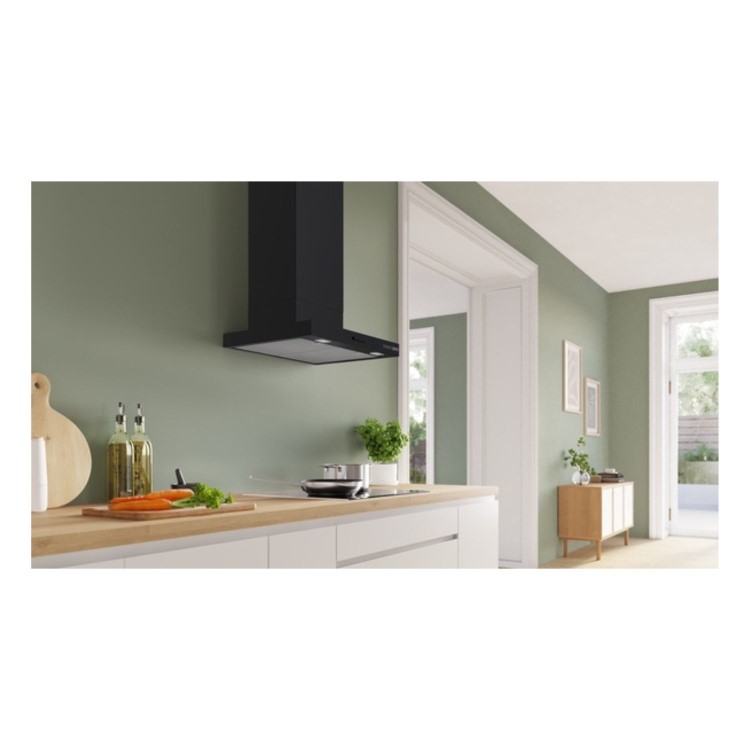Bosch Series 4 60cm Chimney Cooker Hood - Matt Black