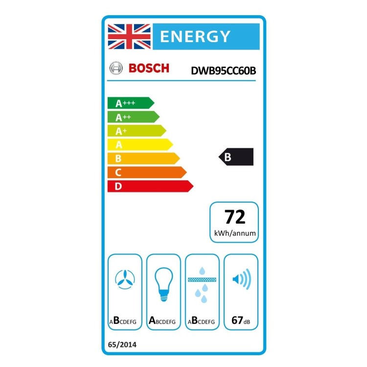 Bosch Series 4 90cm Chimney Cooker Hood - Matt Black