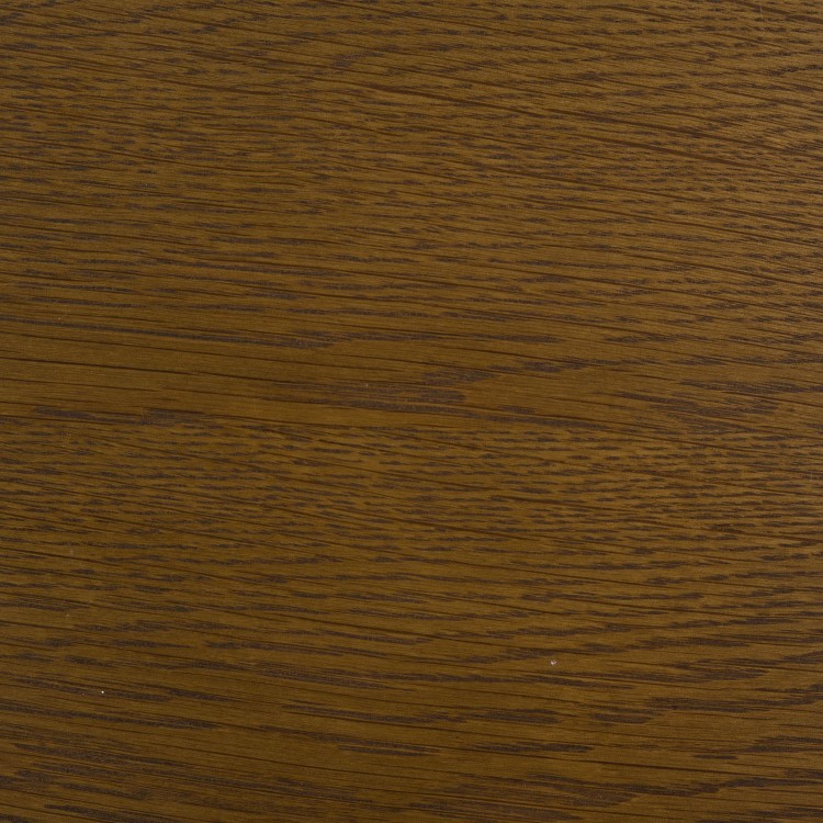 Walnut Ribbed 2 Drawer Bedside Table - Fully Assembled - Drew