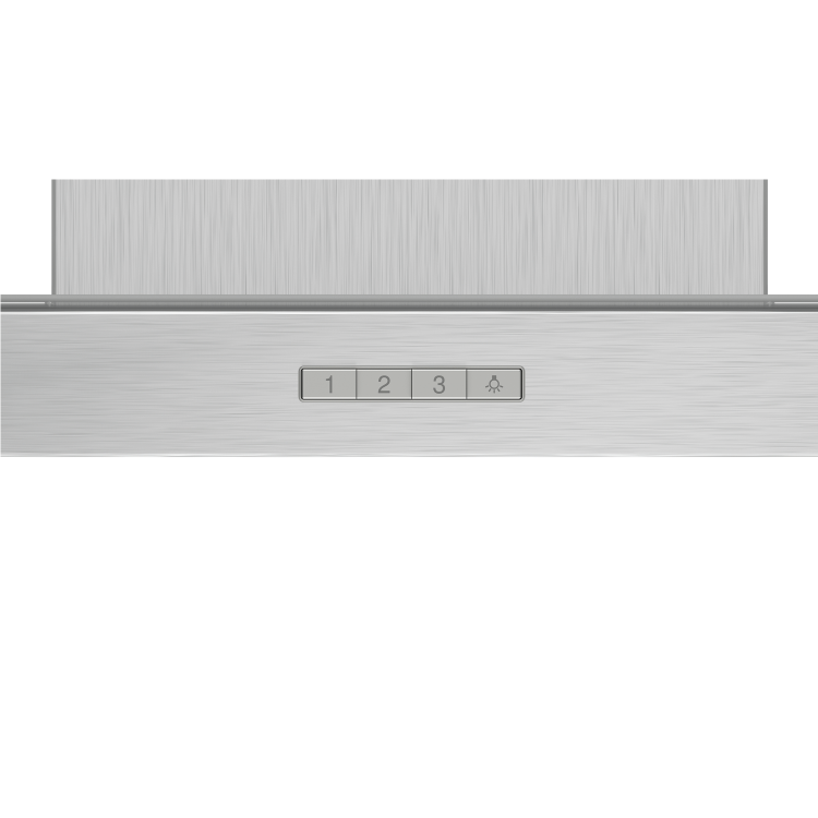 Bosch Series 2 60cm Chimney Cooker Hood With Flat Glass Canopy - Stainless Steel