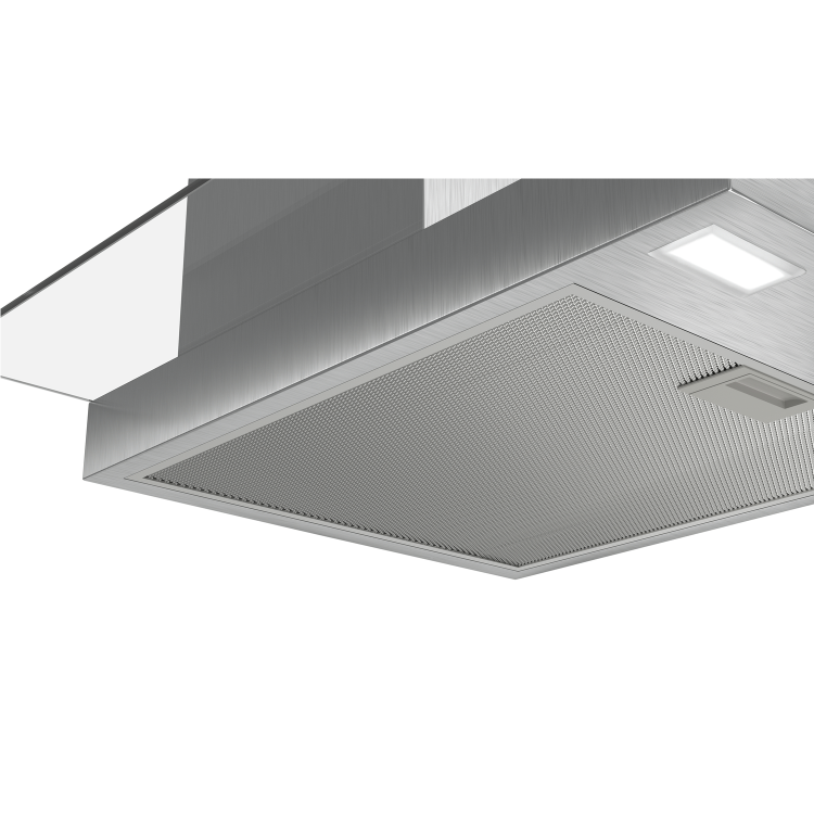 Bosch Series 2 60cm Chimney Cooker Hood With Flat Glass Canopy - Stainless Steel