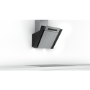Bosch DWK67BM60B Serie 4 Touch Control 60cm Angled Cooker Hood - Stainless Steel And Black Glass