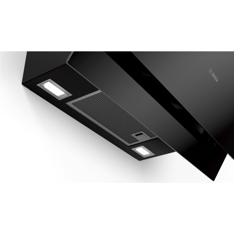 Bosch Series 4 60cm Touch Control Angled Chimney Cooker Hood - Black