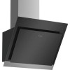 Bosch DWK67HM60B Series 4 Touch Control 60cm Angled Cooker Hood - Black Glass &amp; Stainless Steel