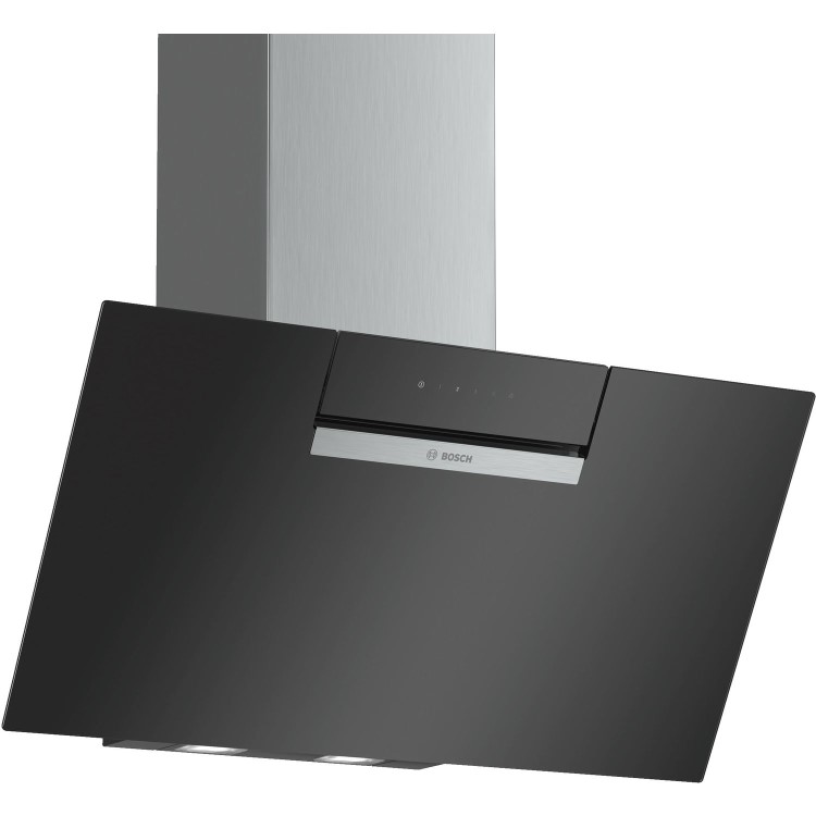 Refurbished Bosch Serie 2 DWK87EM60B 80 cm Angled Chimney Cooker Hood 
