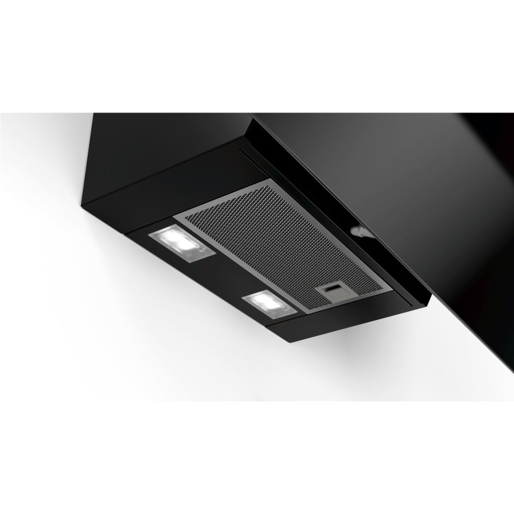 Refurbished Bosch Serie 2 DWK87EM60B 80 cm Angled Chimney Cooker Hood 