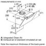 Refurbished Bosch Serie 2 DWK87EM60B 80 cm Angled Chimney Cooker Hood 