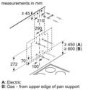 Refurbished Bosch Serie 2 DWK87EM60B 80 cm Angled Chimney Cooker Hood 