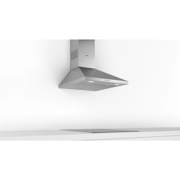 Refurbished Bosch Series 2 DWP64BC50B 60cm Pyramid Chimney Cooker Hood Stainless Steel