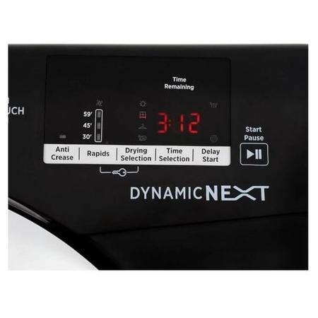 Hoover DXC10DCEB Dynamic Next Aquavision 10kg Freestanding Condenser Sensor Tumble Dryer - Black With Chrome Door