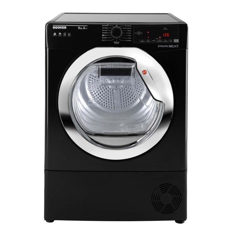 Refurbished Hoover DXH9A2TCEB Smart Freestanding Heat Pump 9KG Tumble Dryer Black