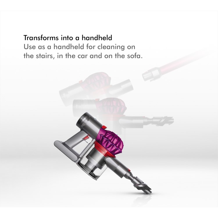 Dyson V7 Motorhead Stick Cord-free Vacuum Cleaner - Grey and Pink