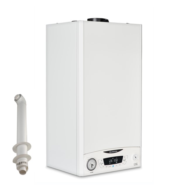 Ariston E-Combi ONE 30 kW Combi Gas Boiler with Free Flue and LPG Conversion Kit - Energy Saving Trust Recommended