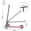 Refurbished electriQ Active Kids Electric Scooter - Pink