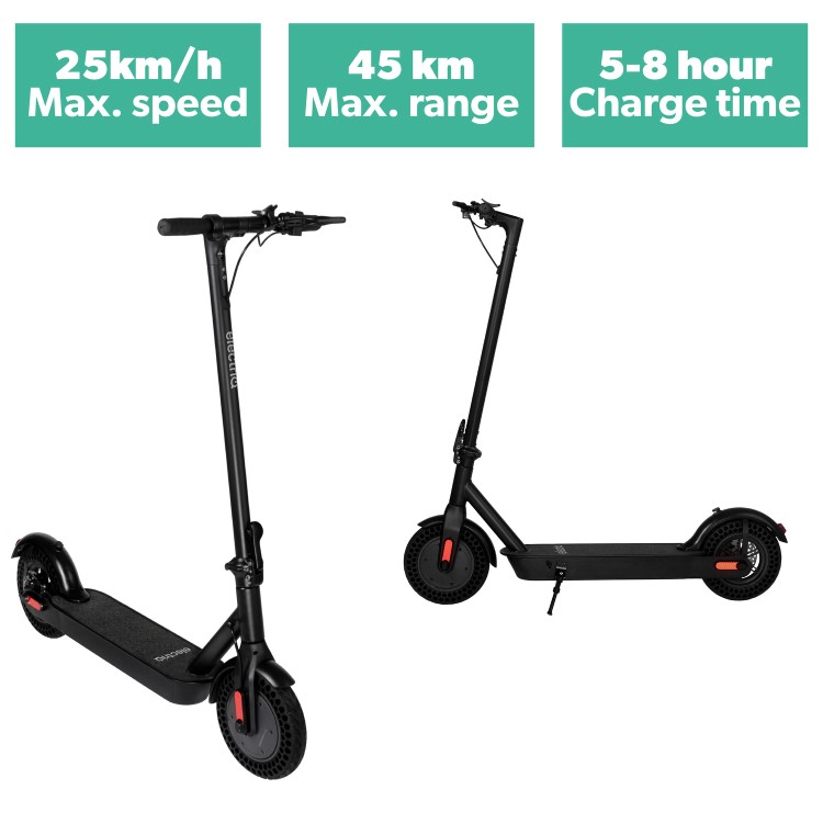 Refurbished electriQ Active Pro Electric Scooter - Black
