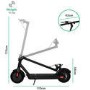 Refurbished electriQ Active Pro Electric Scooter - Black