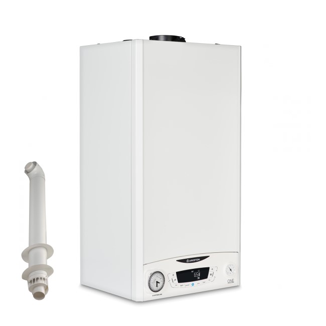 Ariston E-System ONE 30 kW System Gas Boiler with Free Flue and LPG Conversion Kit - 2 Years warranty