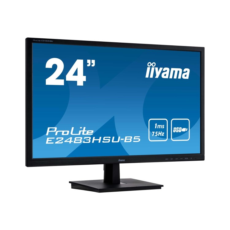 GRADE A1 - iiyama ProLite E2483HSU-B5 24" Full HD Monitor