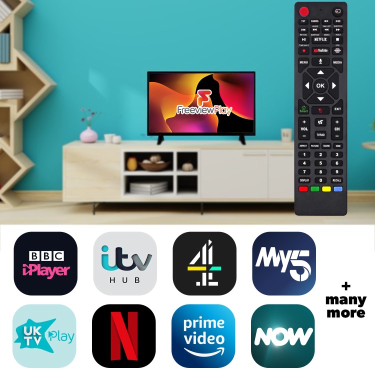 electriQ E32HDDVDQ 32 Inch Built-in DVD HD Ready Freeview Play TV