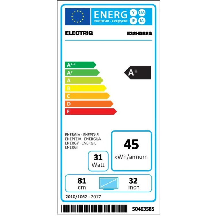 GRADE A1 - electriQ 32" HD Ready LED Smart TV with Freeview HD and Freeview Play