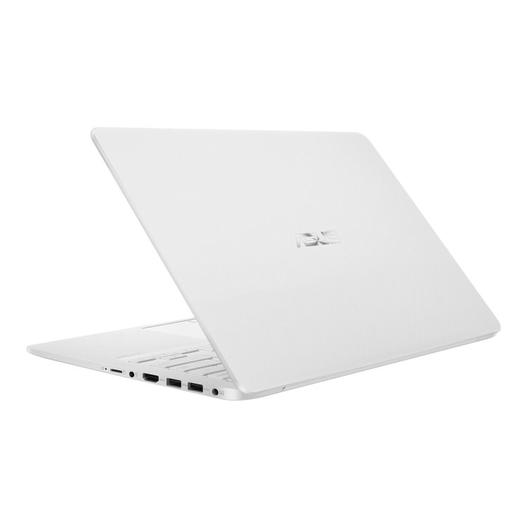 Refurbished Asus Vivobook Intel Celeron N3060 4GB 32GB 14 Inch Windows 10 S Laptop in White Inc Office 365