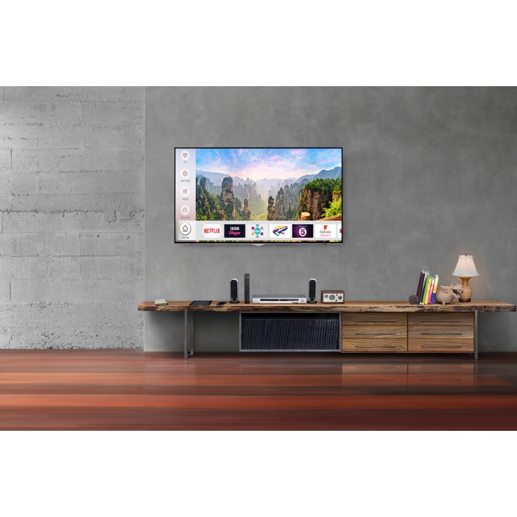 electriQ 43" 4K Ultra HD Dolby Vision HDR LED Smart TV with Freeview HD and Freeview Play