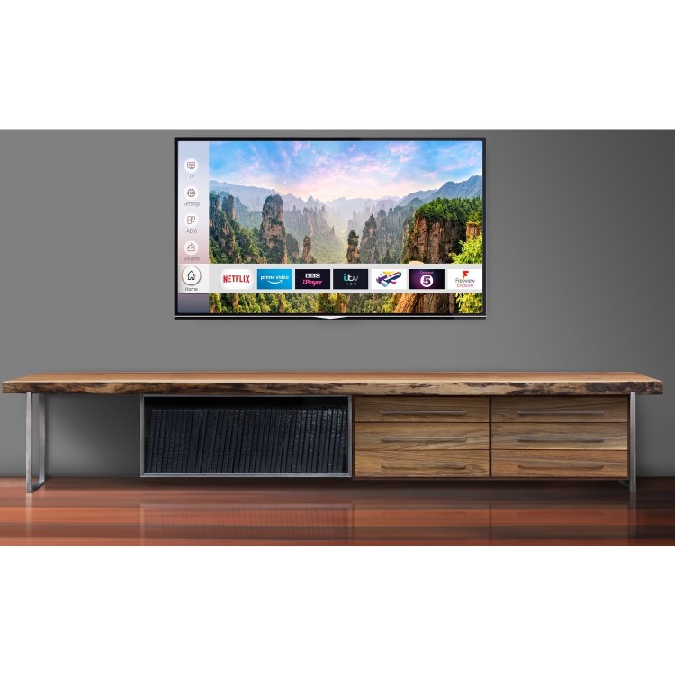 Refurbished ElectriQ 50" 4K Ultra HD HDR Smart LED TV with Alexa