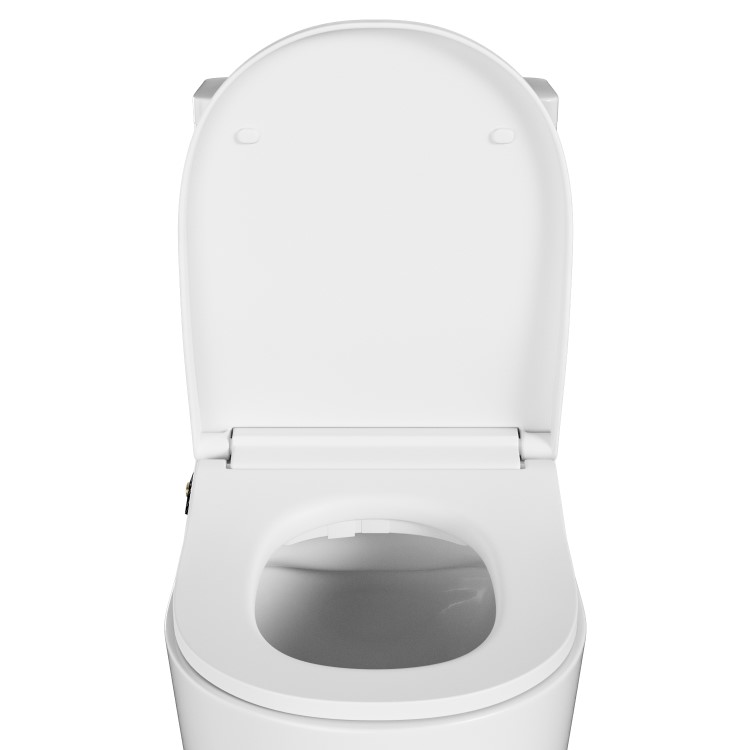 GRADE A1 - Smart Bidet Heated Japanese Toilet Seat with Warm Air Drying and Remote Control - Purificare 