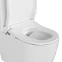 GRADE A1 - Smart Bidet Heated Japanese Toilet Seat with Warm Air Drying and Remote Control - Purificare 