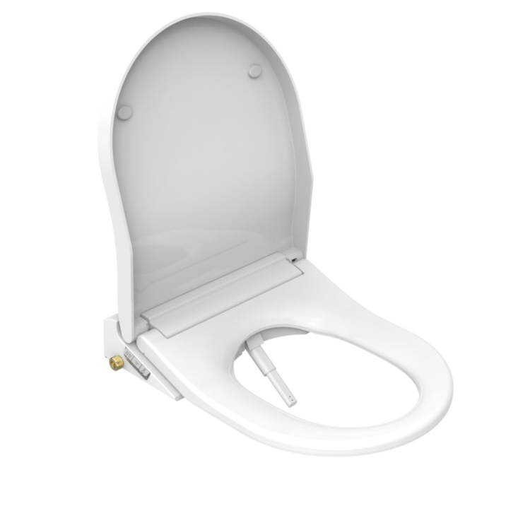 GRADE A1 - Smart Bidet Heated Japanese Toilet Seat with Warm Air Drying and Remote Control - Purificare 