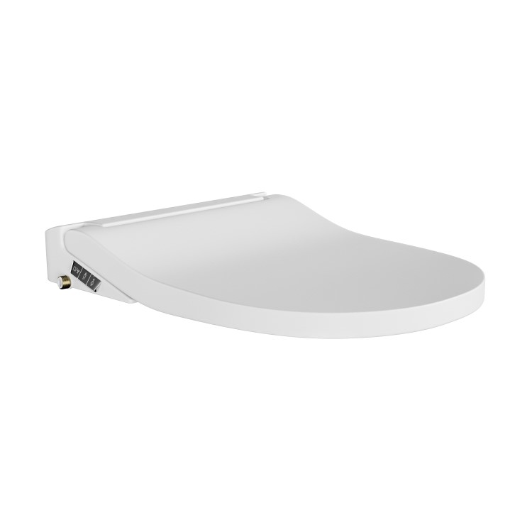 GRADE A1 - Smart Bidet Heated Japanese Toilet Seat with Warm Air Drying and Remote Control - Purificare 