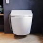 GRADE A1 - Smart Bidet Heated Japanese Toilet Seat with Warm Air Drying and Remote Control - Purificare 