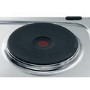 Hotpoint 58cm 4 Zone Solid Plate Hob - Stainless Steel