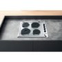 Hotpoint 58cm 4 Zone Solid Plate Hob - Stainless Steel