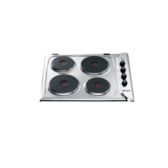 Hotpoint E604X 60cm Sealed Plate Hob Stainless Steel