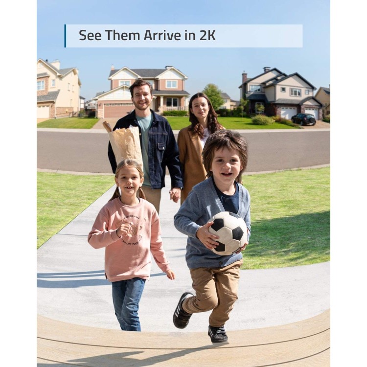 Eufy 1080p HD Battery Video Doorbell with Chime - Black