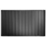 Refurbished electriQ 2000W Smart Electric Designer Aluminium Panel Heater With LED Display - Wall Mountable - Black