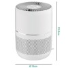 electriQ 3 Stage Smart HEPA Air Purifier with Aroma Diffuser