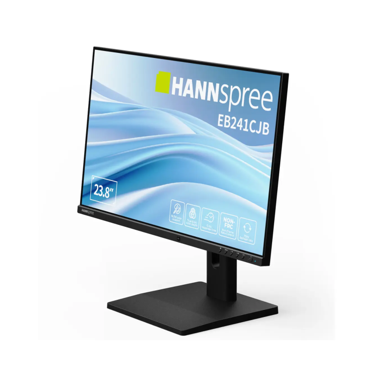 HANNspree 23.8" Hybri Paperlike TN Transflective LCD Full HD Eye-Care USB-C Height-Adjustable Monitor
