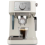 Delonghi Stilosa Manual Espresso Freestanding Coffee Machine with Milk Frother - Cream