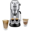 EC885.M De’Longhi EC885.M Dedica Arte – Metal Manual Espresso Coffee Machine with Milk Frother