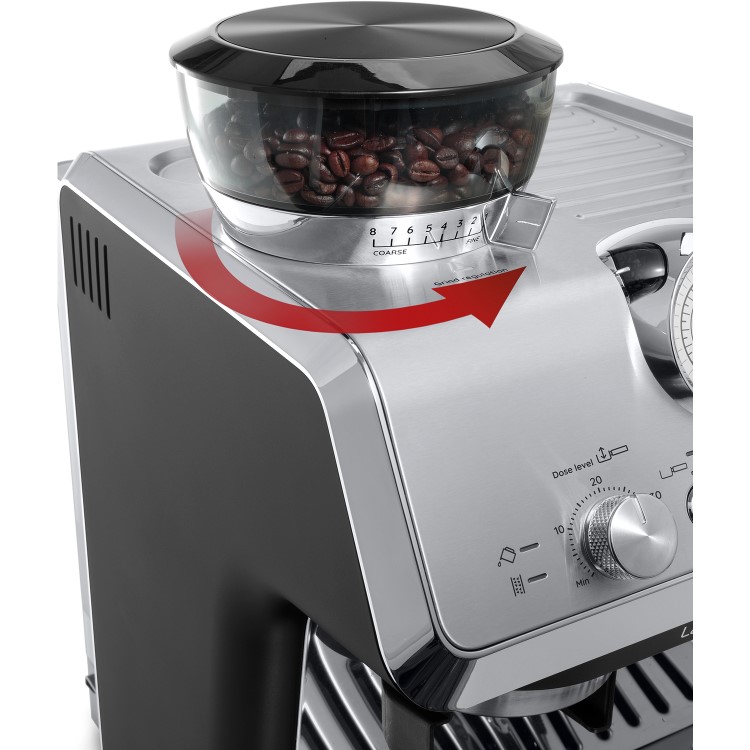 De’Longhi EC9155.MB La Specialista Arte – Metal Black Manual Bean-to-Cup Coffee Machine with Milk Frother